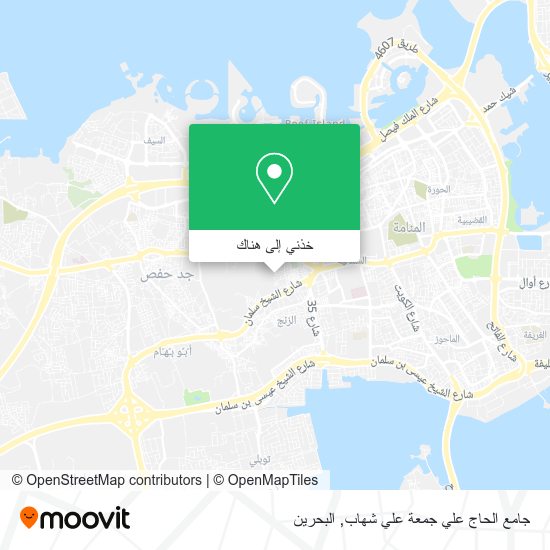 خريطة جامع الحاج علي جمعة علي شهاب