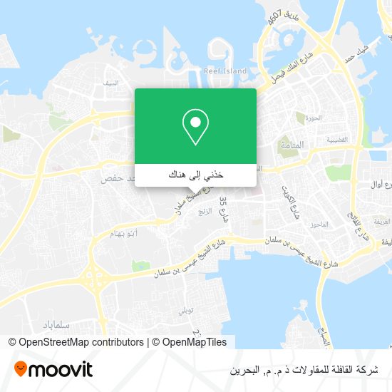 خريطة شركة القافلة للمقاولات ذ م. م