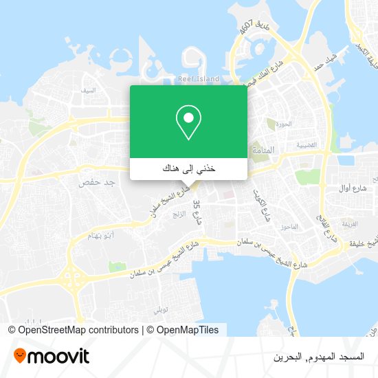 خريطة المسجد المهدوم