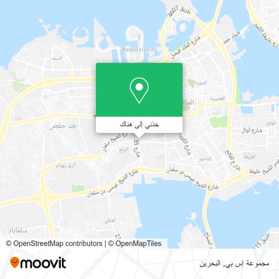 خريطة مجموعة إس بي