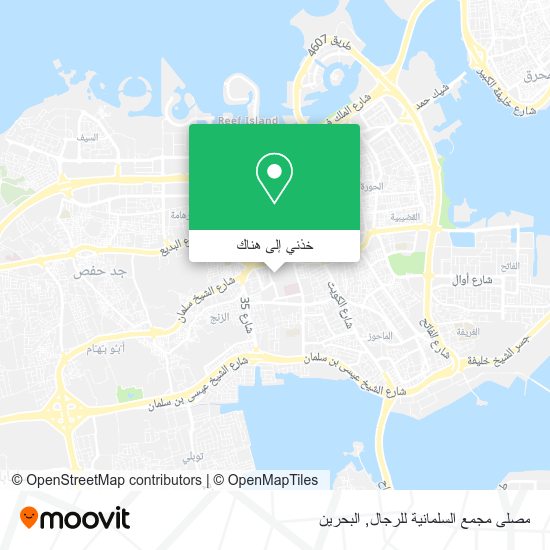خريطة مصلى مجمع السلمانية للرجال