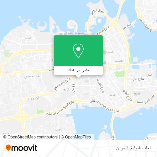 خريطة الخلف الدولية