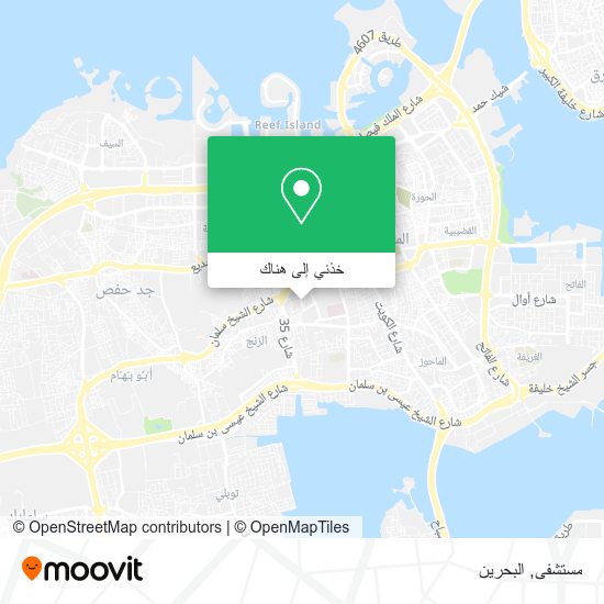 خريطة مستشفى