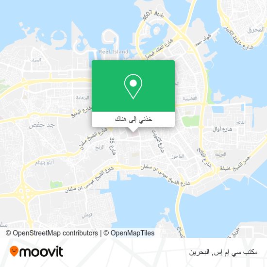 خريطة مكتب سي إم إس