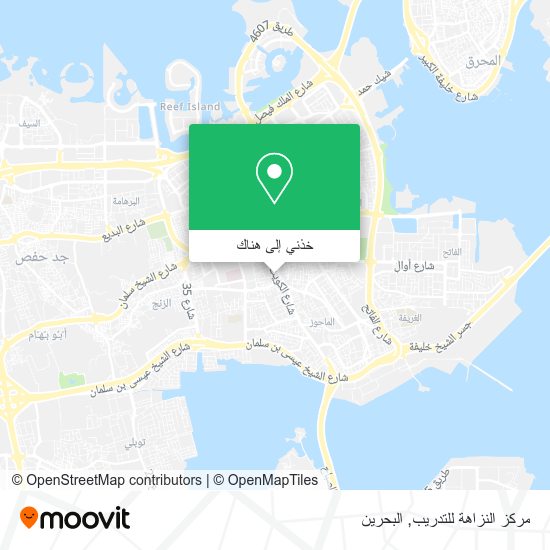 خريطة مركز النزاهة للتدريب