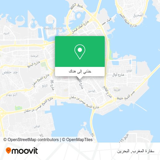 خريطة سفارة المغرب