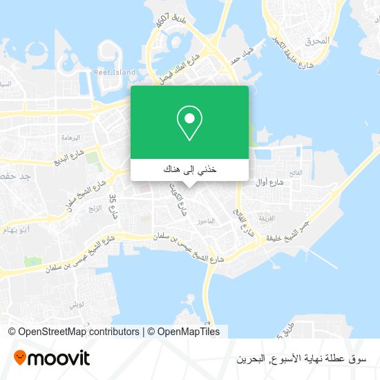 خريطة سوق عطلة نهاية الأسبوع