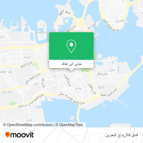 خريطة فندق كلاريدج