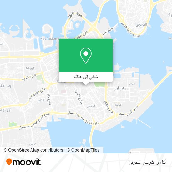 خريطة أكل و اشرب