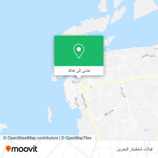 خريطة فيلات شاطئية