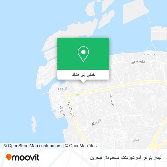 خريطة ليدي بلوغر أدفرتايزمنت المحدودة