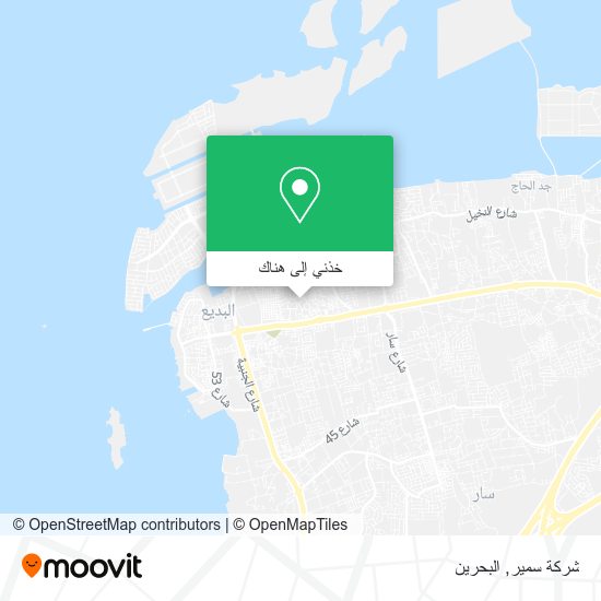 خريطة شركة سمير