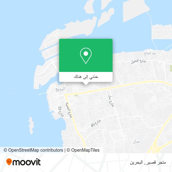 خريطة متجر قصير