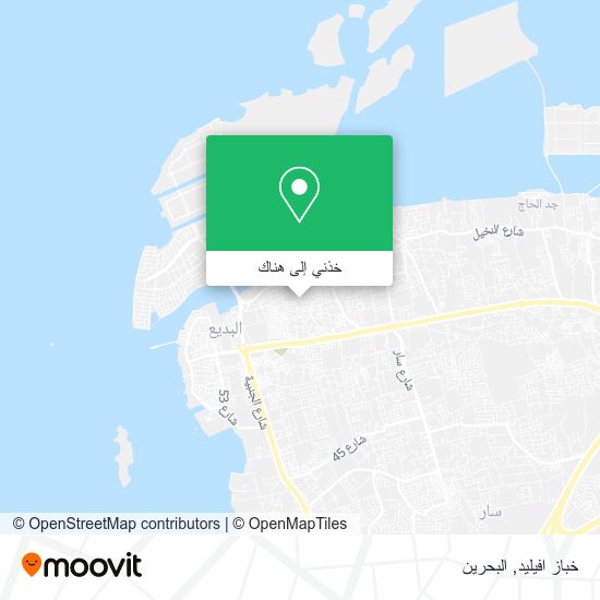 خريطة خباز افيليد