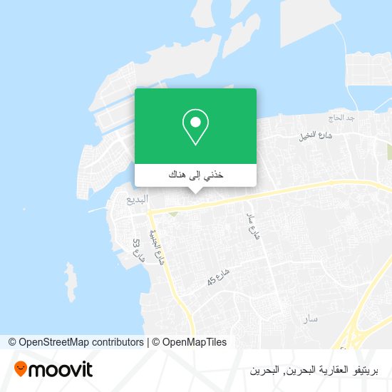 خريطة بريتيفو العقارية البحرين