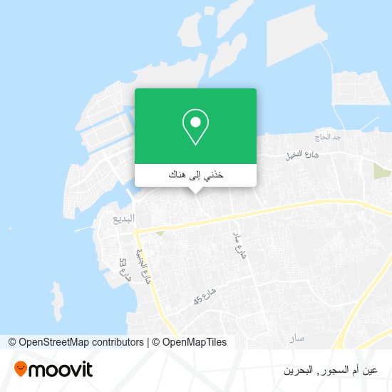 خريطة عين أم السجور
