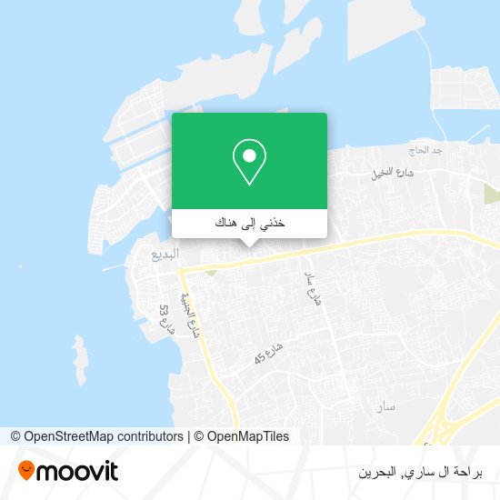 خريطة براحة ال ساري