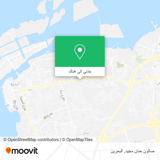 خريطة صالون حنان مجيد