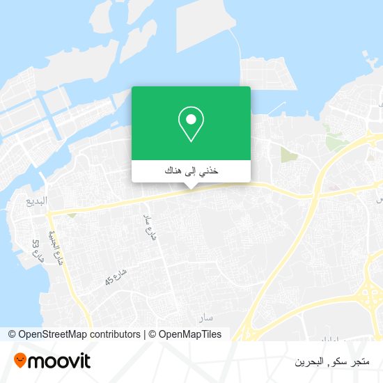 خريطة متجر سكو