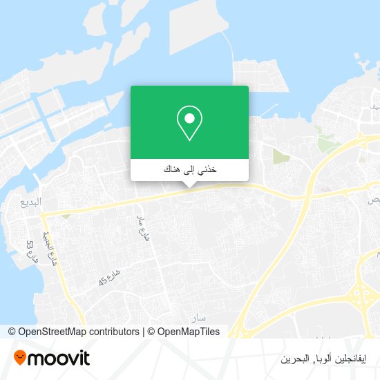 خريطة إيفانجلين ألوبا