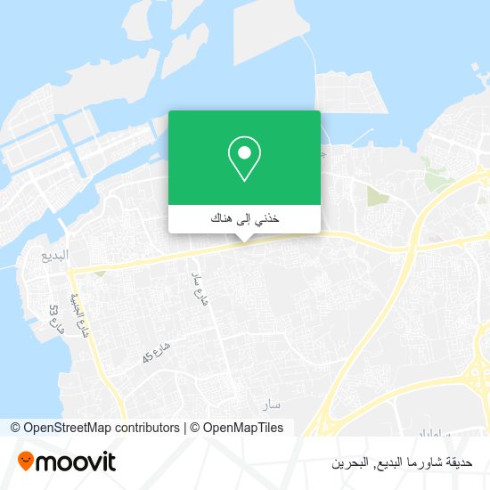 خريطة حديقة شاورما البديع
