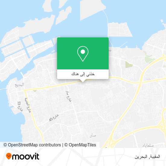 خريطة المقببة