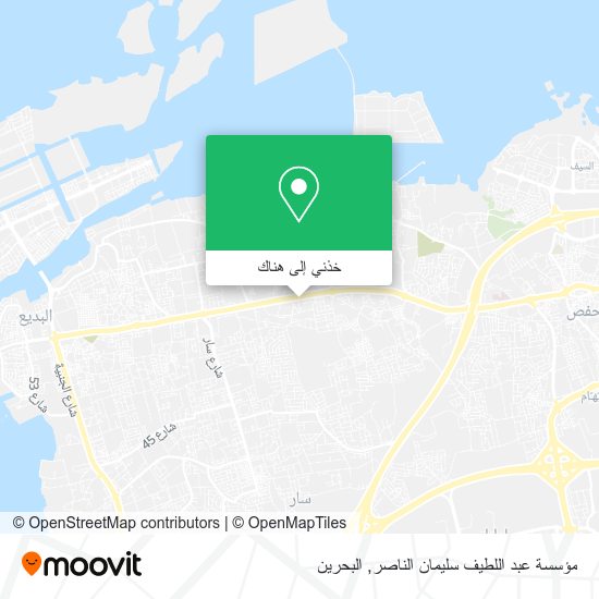 خريطة مؤسسة عبد اللطيف سليمان الناصر
