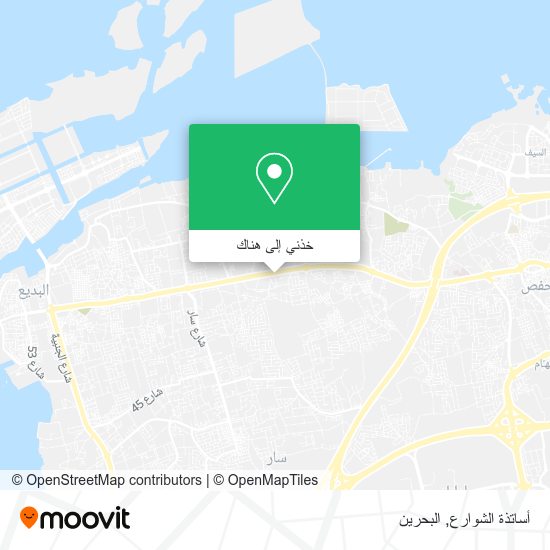 خريطة أساتذة الشوارع