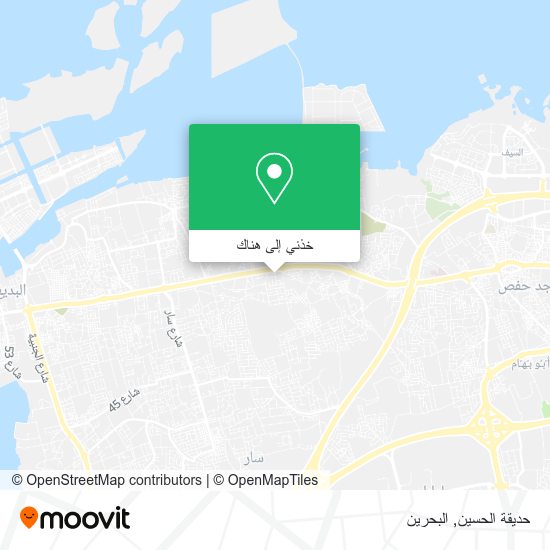 خريطة حديقة الحسين
