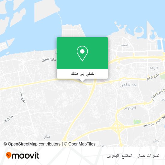 خريطة نظارات عمار - المقشع