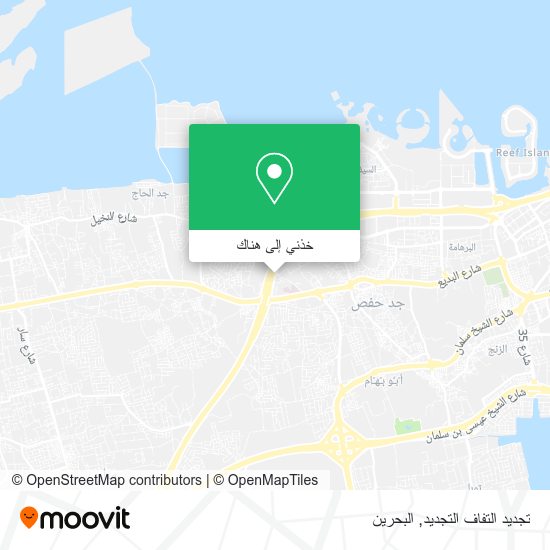 خريطة تجديد التفاف التجديد