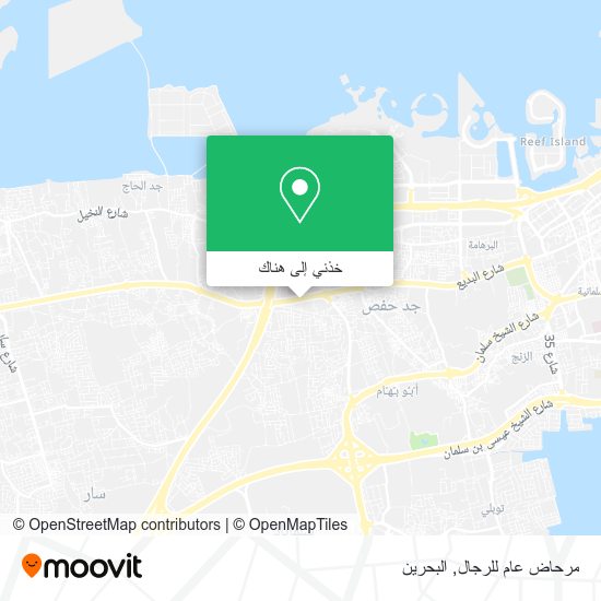 خريطة مرحاض عام للرجال
