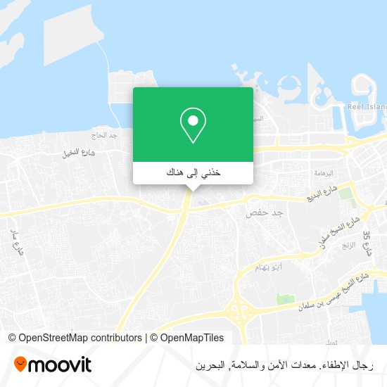 خريطة رجال الإطفاء. معدات الأمن والسلامة