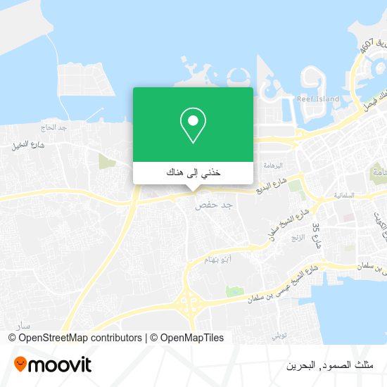خريطة مثلث الصمود