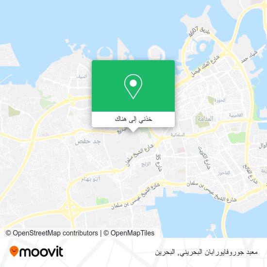 خريطة معبد جوروفايورابان البحريني
