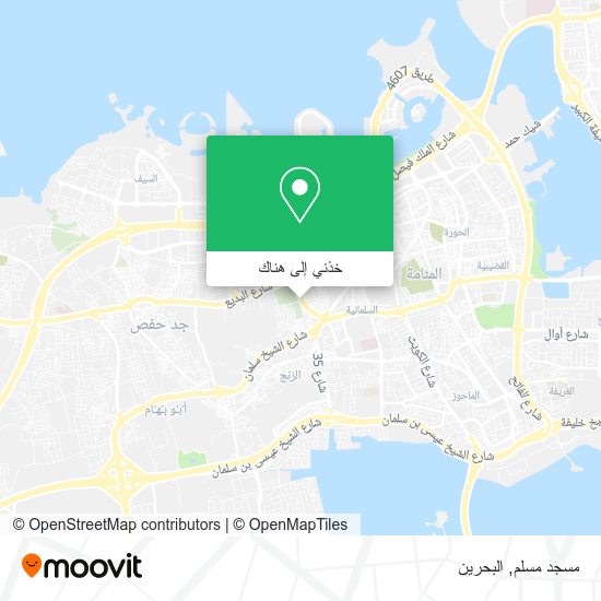 خريطة مسجد مسلم