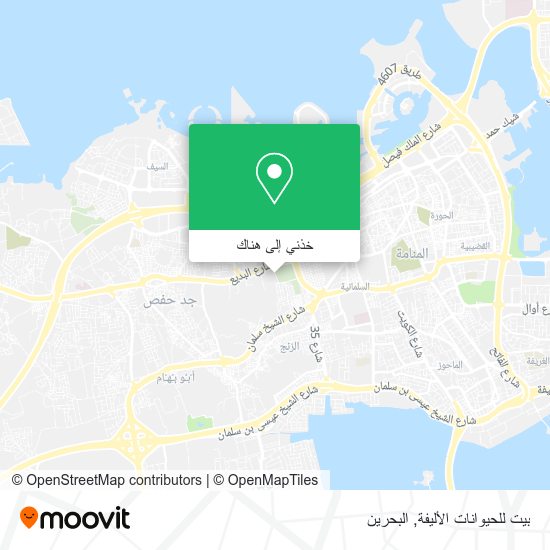 خريطة بيت للحيوانات الأليفة