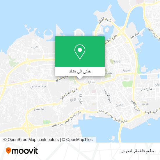 خريطة مطعم فاطمة