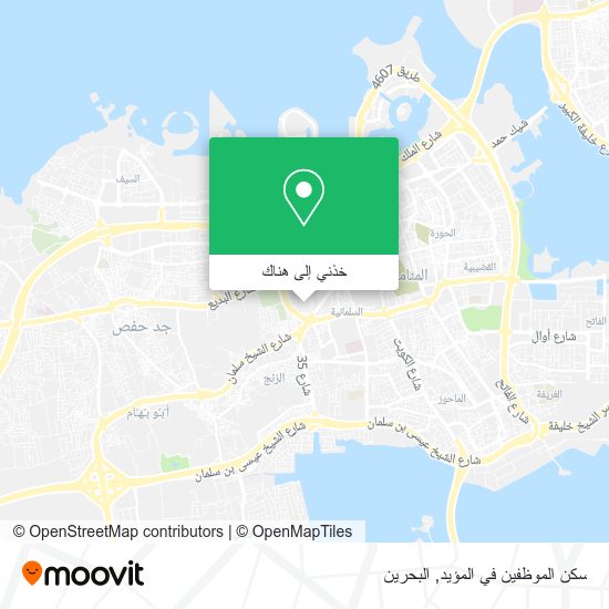خريطة سكن الموظفين في المؤيد