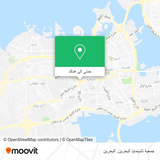 خريطة جمعية تشينمايا البحرين