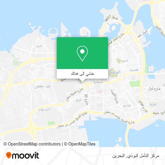 خريطة مركز التأمل البوذي