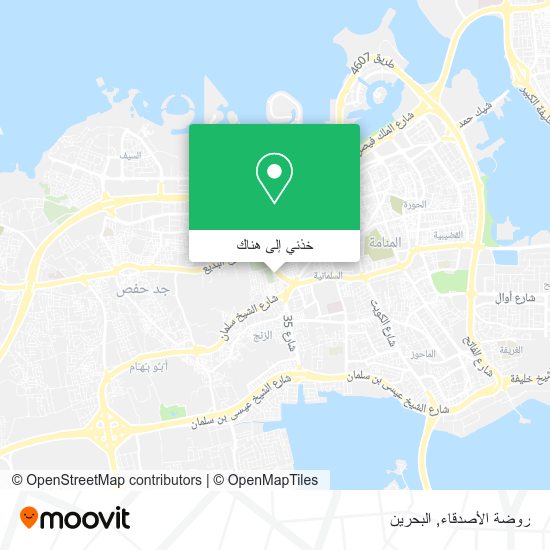 خريطة روضة الأصدقاء