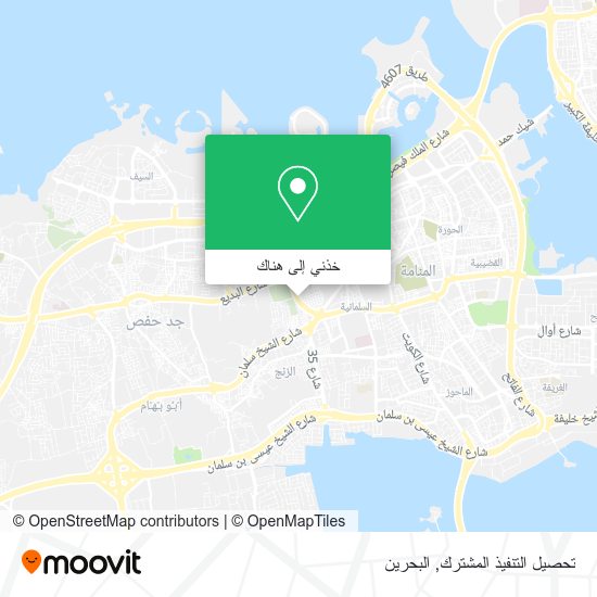 خريطة تحصيل التنفيذ المشترك