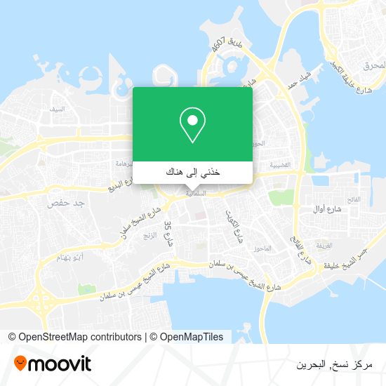 خريطة مركز نسخ