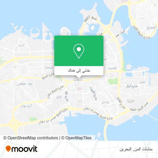 خريطة منشآت المن