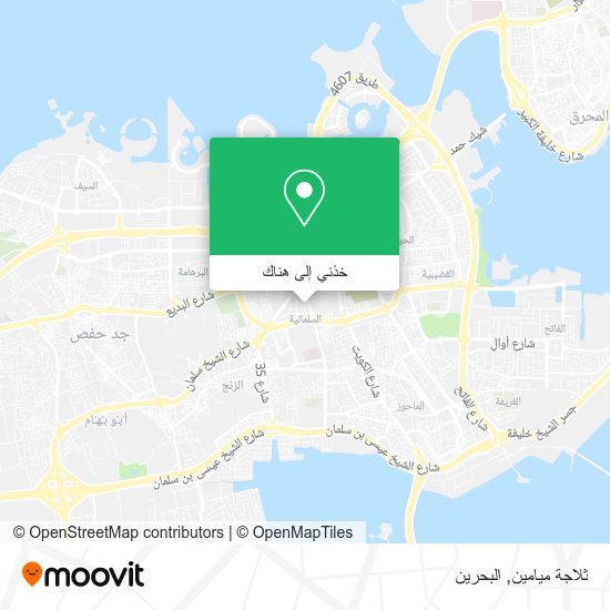 خريطة ثلاجة ميامين