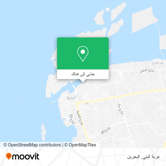خريطة عربة البني