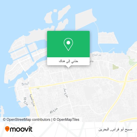 خريطة مسبح أبو فراس