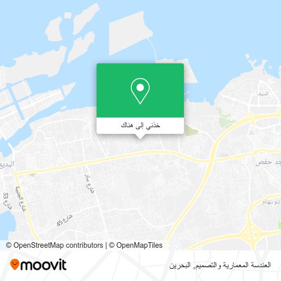 خريطة العندسة المعمارية والتصميم