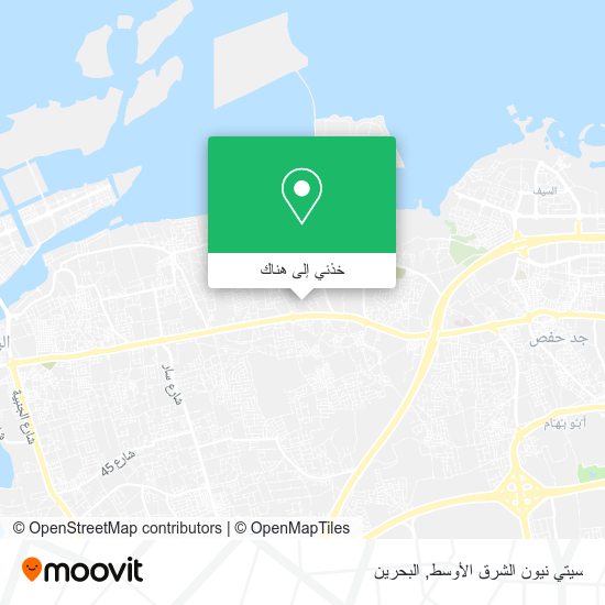 خريطة سيتي نيون الشرق الأوسط